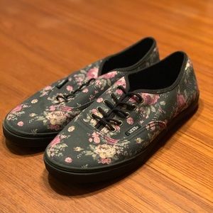 Floral Vans sneakers